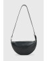 AllSaints Кожена чанта Half Moon с капси - Pepit.bg