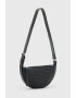 AllSaints Кожена чанта Half Moon с капси - Pepit.bg
