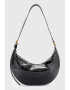 AllSaints Кожена чанта за рамо Half Moon - Pepit.bg