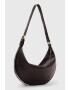AllSaints Кожена чанта за рамо Half Moon - Pepit.bg
