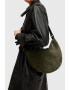 AllSaints Кожена чанта за рамо Half Moon - Pepit.bg
