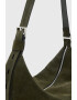 AllSaints Кожена чанта за рамо Half Moon - Pepit.bg