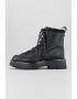 AllSaints Кожени боти с велур - Pepit.bg