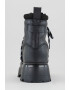 AllSaints Кожени боти с велур - Pepit.bg