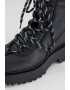 AllSaints Кожени боти с велур - Pepit.bg
