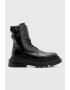 AllSaints Кожени боти с каишка с тока - Pepit.bg