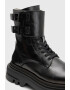 AllSaints Кожени боти с каишка с тока - Pepit.bg