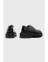 AllSaints Кожени обувки Derby с равна платформа - Pepit.bg