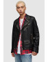 AllSaints Кожено яке Luke с капси - Pepit.bg