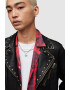 AllSaints Кожено яке Luke с капси - Pepit.bg