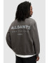 AllSaints Памучен суитшърт Underground Tъмносив - Pepit.bg