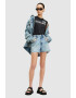 AllSaints Памучен топ Access Imogen с лого - Pepit.bg