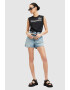 AllSaints Памучен топ Access Imogen с лого - Pepit.bg