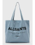 AllSaints Шопинг чанта Underground с лого - Pepit.bg