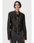 AllSaints Слим кожено яке Sadler - Pepit.bg