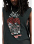 AllSaints Топ Amortis с принт - Pepit.bg