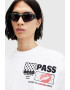 AllSaints Уголемена тениска Pass с принт - Pepit.bg