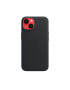 Apple Калъф Leather with MagSafe За iPhone 14 Midnight - Pepit.bg