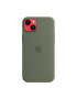 Apple Калъф Silicone Case with MagSafe За iPhone 14 Plus Olive - Pepit.bg