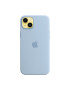 Apple Калъф Silicone Case with MagSafe - За iPhone 14 Plus - Sky - Pepit.bg