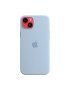 Apple Калъф Silicone Case with MagSafe - За iPhone 14 Plus - Sky - Pepit.bg