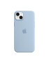 Apple Калъф Silicone Case with MagSafe - За iPhone 14 Plus - Sky - Pepit.bg