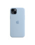 Apple Калъф Silicone Case with MagSafe - За iPhone 14 Plus - Sky - Pepit.bg