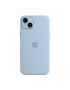 Apple Калъф Silicone Case with MagSafe - За iPhone 14 Plus - Sky - Pepit.bg