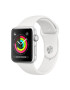 Apple Смарт часовник Watch 3 GPS Корпус 38 мм White Sport Band - Pepit.bg