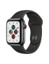 Apple Watch Series 5 GPS + Cellular 40mm Space Black Stainless Steel Case with Black Sport Band - S/M & M/L - Pepit.bg