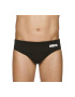 ARENA Мъжки бански Slip Solid Brief 9 (D) Black/White - Pepit.bg