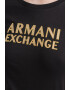 ARMANI EXCHANGE Блуза с метално лого - Pepit.bg