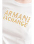 ARMANI EXCHANGE Блуза с метално лого - Pepit.bg