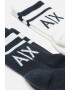 ARMANI EXCHANGE Дълги чорапи с лого - 2 чифта - Pepit.bg