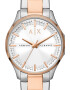 ARMANI EXCHANGE Иноксов кварцов часовник с двуцветен дизайн - Pepit.bg