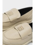 ARMANI EXCHANGE Кожени мокасини с платформа и лого - Pepit.bg