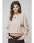 ARMANI EXCHANGE Къс суитшърт с лого - Слонова кост - Pepit.bg