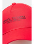 ARMANI EXCHANGE Памучна шапка с лого - Pepit.bg