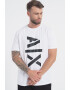 ARMANI EXCHANGE Памучна тениска с лого - Pepit.bg