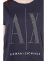 ARMANI EXCHANGE Тениска с лого от капси - Pepit.bg