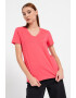 ARMANI EXCHANGE Тениска с шпиц и лога - Pepit.bg