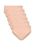 Bamboo Basics Bamboo Basic - Безшевни слипове - 6 чифта - Бежов - Pepit.bg