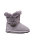 BEARPAW Велурени боти Betsey с мъхести детайли - Pepit.bg