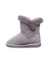 BEARPAW Велурени боти Betsey с мъхести детайли - Pepit.bg