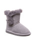 BEARPAW Велурени боти Betsey с мъхести детайли - Pepit.bg