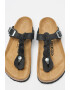 Birkenstock Чехли Gizeh от набук със сплетена каишка - Pepit.bg