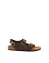 Birkenstock Кожени сандали Milano с отворена пета - Pepit.bg