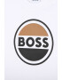 BOSS Kidswear Блуза с овално деколте и лого - Pepit.bg