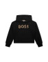 BOSS Kidswear BOSS - Худи с лого - Златист/Черен - Pepit.bg