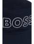 BOSS Kidswear Двулицева шапка с лого - Pepit.bg